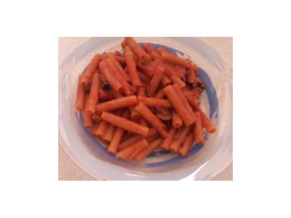 Pasta risottata in Sugo di Olive e Noci