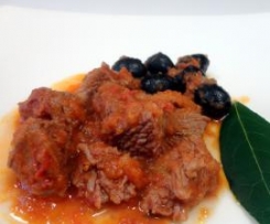 Tacchino in umido con le olive