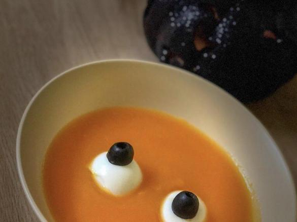 Vellutata di zucca mostruosa