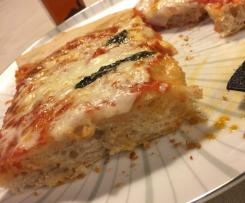 Pizza in teglia con lievito madre (lievitazione 24 ore)