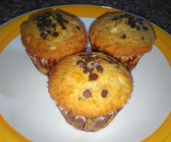 Muffin con gocce di cioccolato
