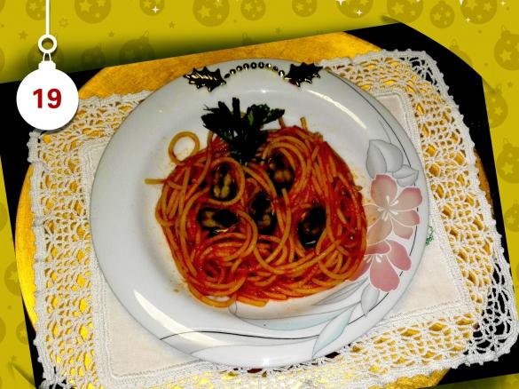 Spaghetti al sugo di Anguilla - Natale