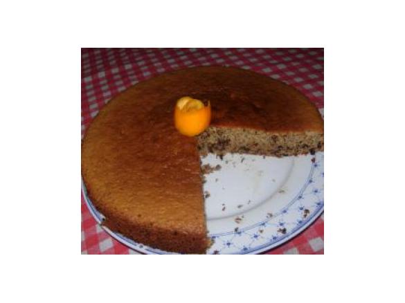 torta ciocco fondente e arancia