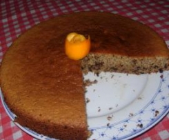 torta ciocco fondente e arancia