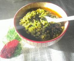 Pesto di finocchietto selvatico pomodori secchi e alici- contest pesto e condimenti