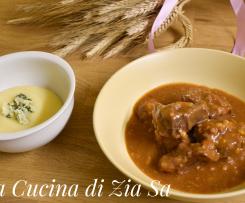 Spezzatino con purè aromatizzato bimby