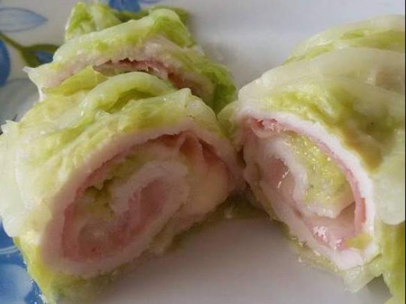 Involtini di pollo e verza