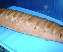 Treccia dolce con lievito madre