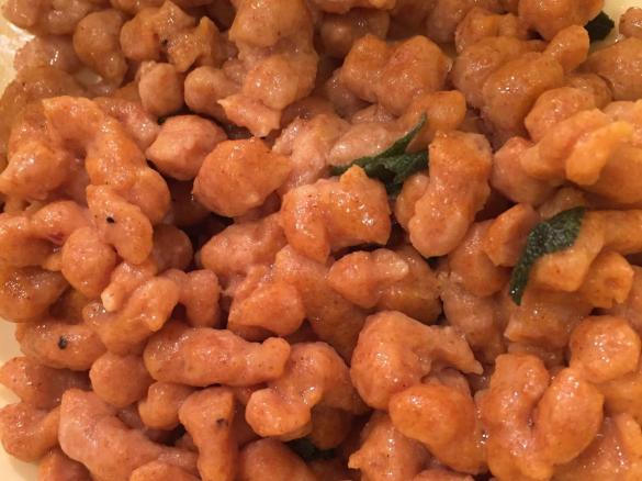 Spetzle di zucca