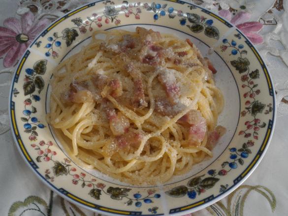 Spaghetti alla gricia (Amatriciana in bianco)