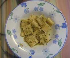 mezze maniche al pesto di rosmarino