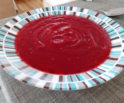 Vellutata di zucca con carota e barbabietola light