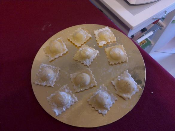 Ravioli provola affumicata e patate