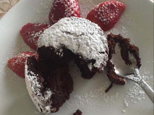 Cuore morbido di cioccolato