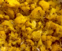 Cavolfiore giallo al profumo di mandarino - contest novembre