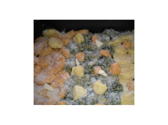 gnocchi di semolino multicolor