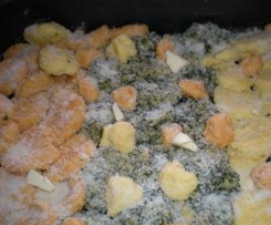 gnocchi di semolino multicolor