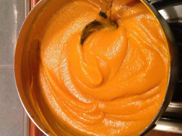 Vellutata arancione (zucca e carote)
