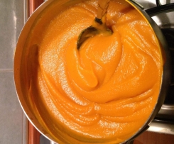 Vellutata arancione (zucca e carote)