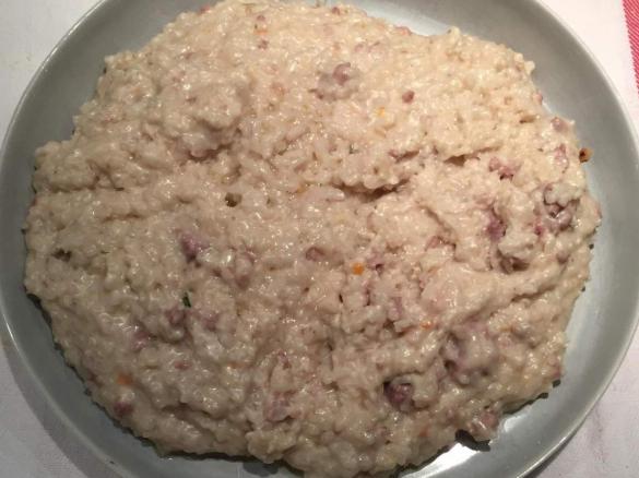 Vialone nano con salsiccia e lerdammer