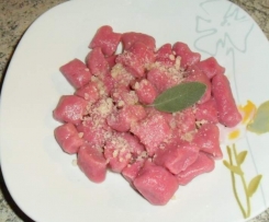 Gnocchi di barbabietola