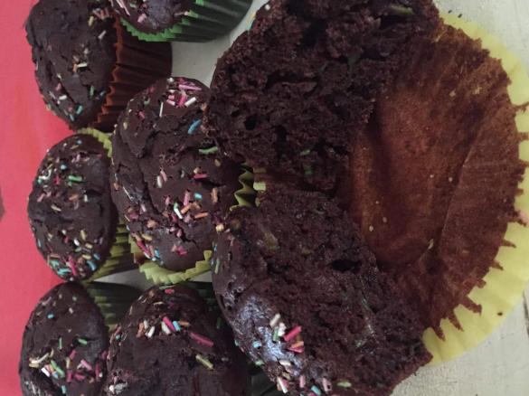 Muffin cioccolato e zucchine