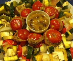 POMODORI RIPIENI E SPIEDINI ESTIVI 