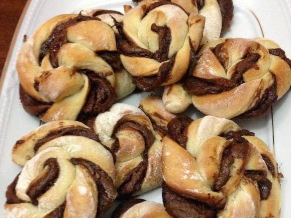 Girelle di Pan brioche alla nutulla