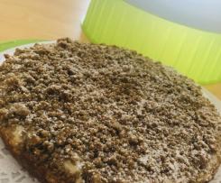 Crostata integrale con ricotta e ciliegie