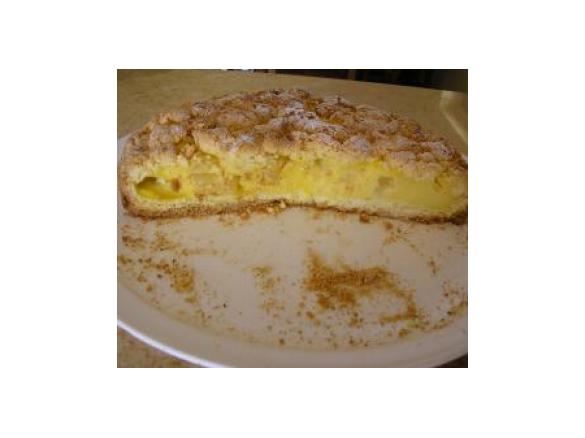 Crostata con Pezzi di Ananas e Crema s/glutine
