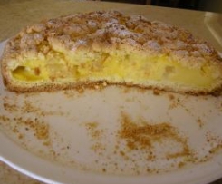 Crostata con Pezzi di Ananas e Crema s/glutine