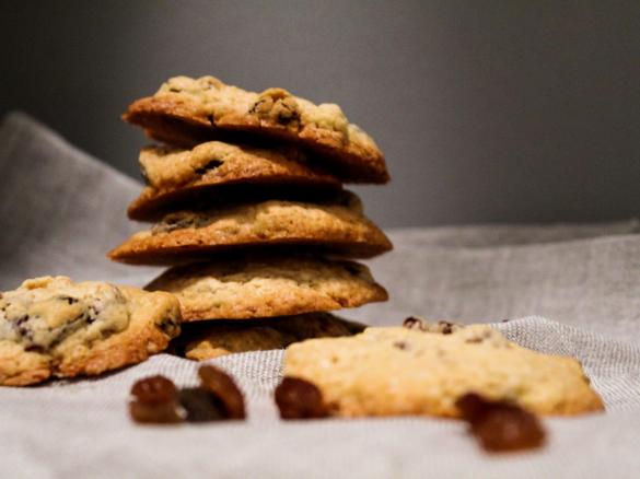 Biscotti morbidi all'uvetta