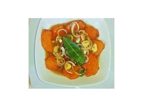 Zucca aromatizzata in carpione