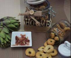 Taralli carciofi e speck