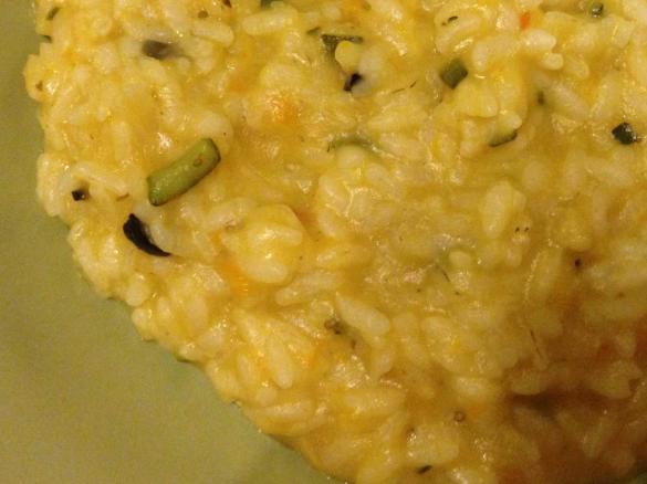 risotto nasello zucchine pachino 