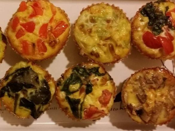 Mini tortini (muffins) di verdure, colorati e divertenti