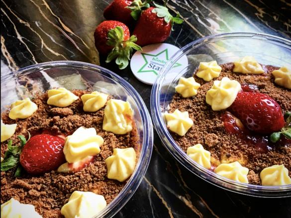 Coppette cremose alla fragola /Contest 7 ingredienti