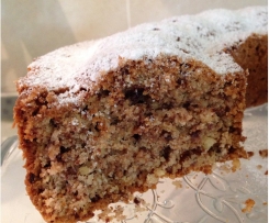 Torta cioccolato e frutta secca