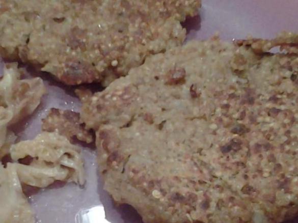 burger lenticchie e quinoa