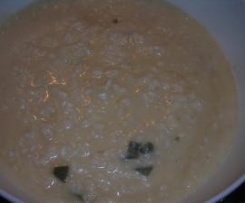 Risotto con la fontina e salvia