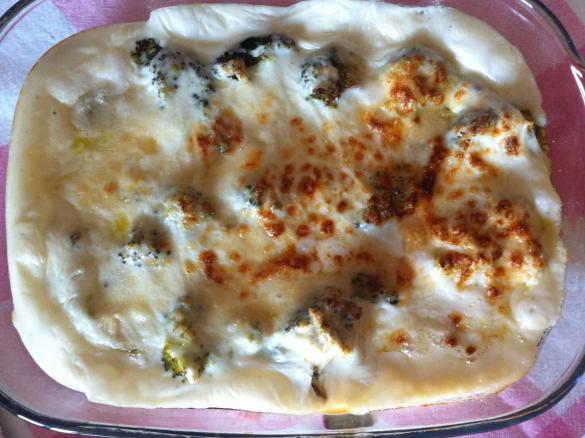 Broccoli besciamella e gorgonzola