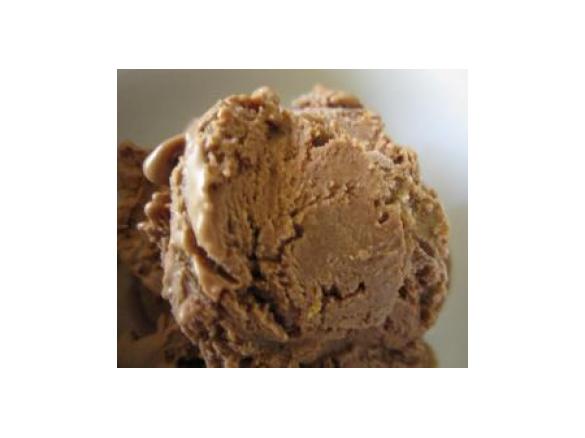 Gelato al cioccolato all'arancia