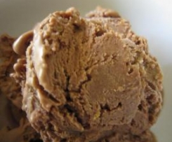 Gelato al cioccolato all'arancia