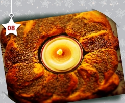 Cuddura ca' ciuciuléna ( corona di pane col sesamo) - natale