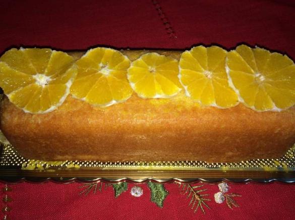 plumcake all'arancia