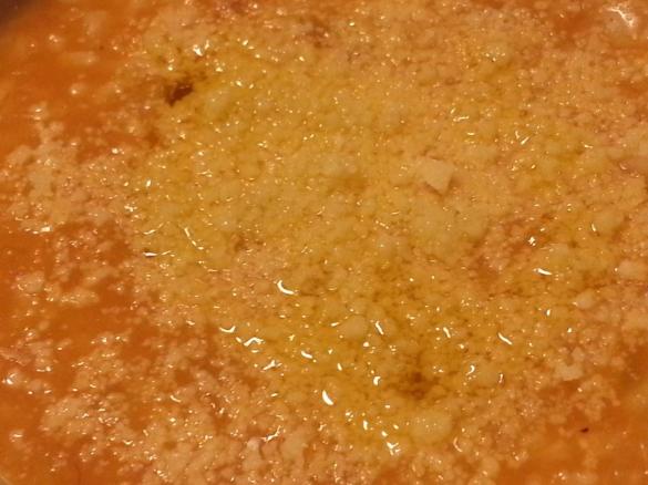 Minestra in brodo di riso e verza