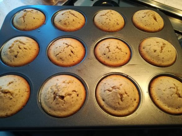 Muffin con gocce di cioccolato e nutella