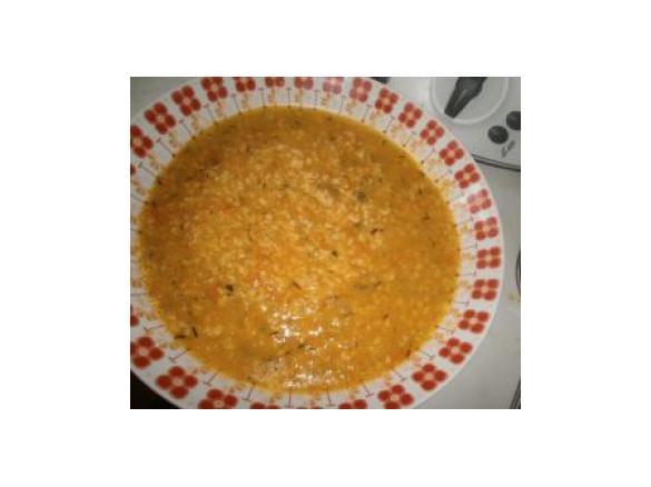 Crema di miglio con verdure