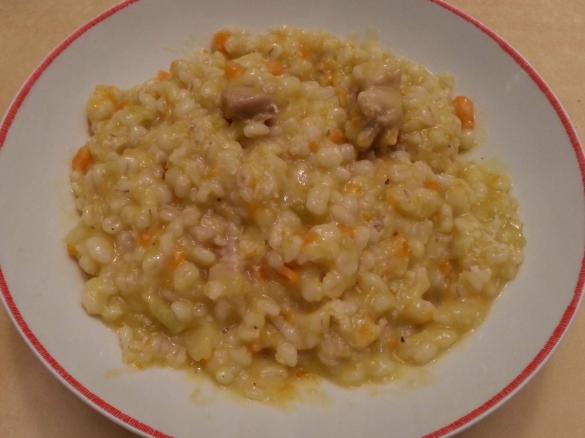 Minestra di orzo e pancetta