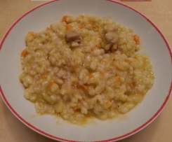 Minestra di orzo e pancetta